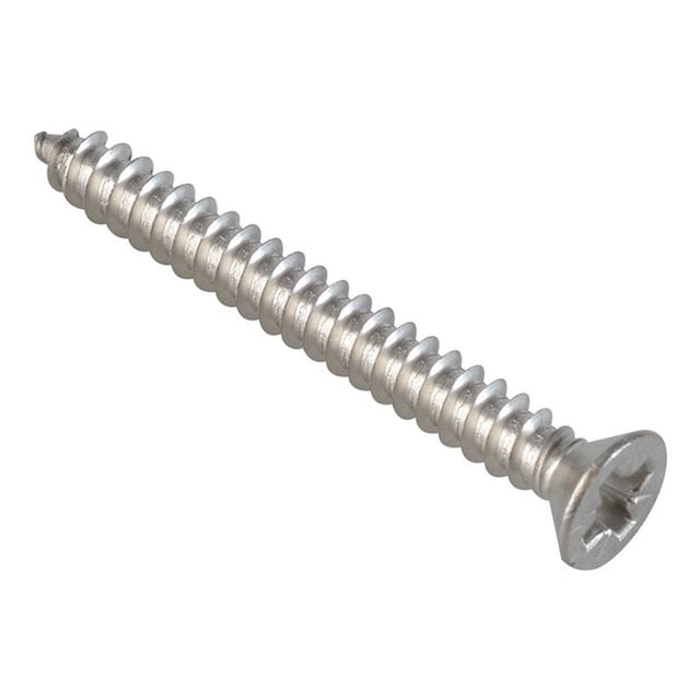Forgefix Self-tapping Screws, Pozi, Csk, A2 Stainless Steel