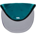 thumbnail image 4 of Men's New Era Teal/Purple Charlotte Hornets Official Team Color 2Tone 59FIFTY Fitted Hat, 4 of 6