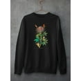 thumbnail image 3 of Ruff-Necked Hummingbirds. Sweatshirt Women -John James Audubon Designs, Female 5X-Large, 3 of 4