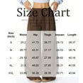 thumbnail image 2 of WTOBBY Women's Casual Loose Comfortable Solid Color Wide Leg Pants, Elastic Waist Trousers Fashionable Streetwear Lounge Pants for Women,Khaki S, 2 of 6