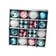 thumbnail image 5 of 36 Piezas Bolas de Navidad Juego de Adornos Navideños Decoración Manualidades DIY Bolas de Navidad DIY Bolas Colgantes para Suministros de Fiesta de Azul rosado, 5 of 8