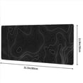 thumbnail image 4 of 2X Alfombrilla de Ratón Grande Extendida Con Contorno Topográfico, Alfombrilla de Ratón para Teclado de Ordenador, Alfombrilla de Ratón Con Base Antideslizante de 3 mm, 4 of 5