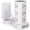 White, variant on Surge Protected Vertical Power Station with Universal Charging Ports for Household and Workplace Use