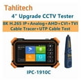 thumbnail image 2 of IPC1910C CCTV Tester Monitor 8MP AHD CVI TV SDI IPC Camera Tester VGA Input PTZ PoE IP Camera Tester CFTV Tester Cable Tes, 2 of 7