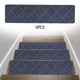 thumbnail image 4 of 5 uds Alfombras de escalera antideslizante BLESIY poliéster Escalones Gris oscuro, 4 of 7