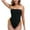 Black, variant on Summer Fashion Plus Size plus size swimsuit for women Trendy Clothes 2025 Solid Color Sexy Backless Strap Bikini Up to 65% off!
