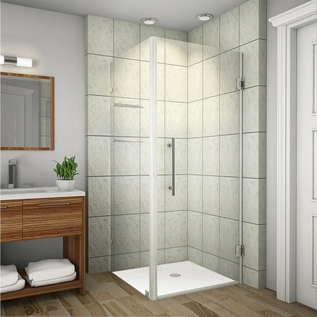 Aston Aquadica Gs Hinged Semi Frameless Shower Door Walmart Com