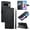 Black, variant on Leather Case For Google Pixel 9 Pro XL / Pixel 10 Pro XL 6.8",Embossed Totem Wallet With Card Holder,Wristband, Shockproof Kickstand Magnetic Cover,Black