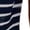 Navy Blue, variant on Women'S Short Sleeve Knit Tops Trendy Crewneck Striped T Shirts Casual Summer Blouses Outfits Green M