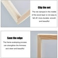 thumbnail image 3 of DIY Wooden Paper Making Papermaking Mould Frame Screen Large Tools for Handcraft DIY Paper Craft 9.84x7.48x0.83 inch DIY, 3 of 8