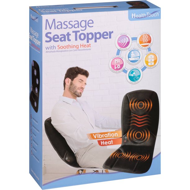 Health Touch Massage Seat Topper with Soothing Heat