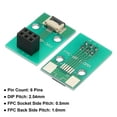 thumbnail image 3 of Uxcell FFC FPC Connector Board 6 Pin 0.5mm 2.54mm to 1.0mm 2.54mm PCB Converter Board, 3 of 5