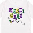 thumbnail image 4 of Inktastic Mardi Gras Beads Boys or Girls Long Sleeve Toddler T-Shirt, 4 of 5