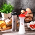 thumbnail image 5 of Set of 2 Plastic Salt and Pepper Shakers with Lids Large Moisture Proof Salt Shaker Pepper Container Hourglass Covered Salt and Pepper Holder for Home Kitchen Restaurant Camping, 5 of 5