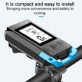 thumbnail image 1 of Biker Speedometer Multifunctional Bike Cycling Speedmeter Wireless Speed Meter with and Horn USB Rechargeable Waterproof Bike Speedometer Full Screen Backlight Cycling Accessory, 1 of 6