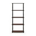 thumbnail image 3 of Furinno Wire 6-Tier Industrial Style Metal Frame Display Shelf, 16 Wide, Finn Oak, 3 of 5