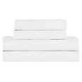 thumbnail image 1 of Three-piece bed sheet set, High Thread Count Cotton Bed Sheets Queen Size 16" Deep Pocket Bed Set Silky Soft Sateen Weave Bedding White, Four-piece bed sheet set *1, 1 of 2