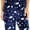 Winter Polar Bears, variant on Women's Winter Print Ankle Length Pajama Bottoms - Winter Penguins