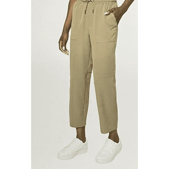 Mondetta Ladies' High-Rise Ankle Pant (Beige, XL)