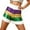 a-White, variant on SRZYMJ Women Sequin Shorts Low Rise Glitter Sparkle Shorts Colorful Mini Rave Outfits Booty Bottoms Trendy Clothes