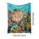 thumbnail image 3 of Fiudx Manta de Franela, Suave Tela de Felpa, Patrón Resistente a La Decoloración, Acogedora Decoración para Sofá y Cama, Apta para Pieles Sensibles, para Usar En Cualquier Estación, Cómoda. Tamaño: 1, 3 of 4