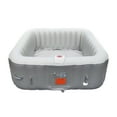 thumbnail image 2 of ALEKO 6 Person Square Outdoor Inflatable Hot Tub Spa with Cover, 2 of 14