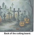 thumbnail image 5 of Graveyard Spooky Halloween Glass Cutting Board Large 12 in x 15 in, 5 of 5