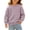 Purple, variant on Abtuhar Fall Pullover Sweatshirt for Children Crew Neck Solid Raglan Sleeve for 0-4 Years