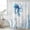 Blue, variant on Blue Octopus Coastal Shower Curtain, Waterproof Shower Curtains for Bathroom, Coral Summer Beach Nautical Ocean Blue Washable Fabric Bathtub Curtain Set Bath Decor with 12 Hooks 48"x72"