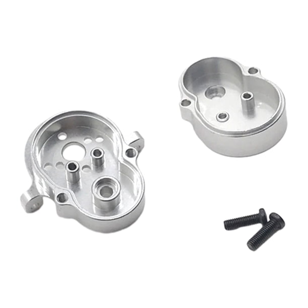 Caja de Engranajes Bewildely Aleación de Aluminio para 1/10 WPL D12 RC Plata