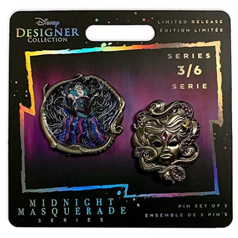 Ursula Disney Designer Collection Midnight Masquerade Pin Set 