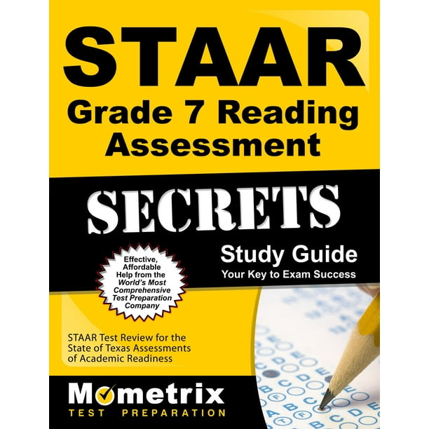 Staar Grade 7 Reading Assessment Secrets Study Guide Staar Test