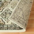 thumbnail image 3 of Mayfair Distressed Damask Indoor Area Rug by Blue Nile Nills - 2.6' x 8', Ivory, 3 of 3