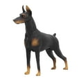thumbnail image 3 of Modelo de animal de simulación BuyWeekMX Doberman negro Juguete modelo Estatua de perro, 3 of 9
