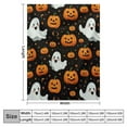 thumbnail image 3 of Halloween Fleece Throw Blanket,Ghost Pumpkin Lantens Print Soft Throws for Bed Couch Sofa,Decorative Halloween Flannel Soft Throw Blanket for Women,Men,Kids,4.92*6.56Ft, 3 of 7