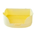thumbnail image 2 of Pet Toilets Potty Trainer Indoor Small Animal Bedding Box Rabbits Yellow, 2 of 8