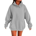 thumbnail image 2 of Clearance Women's Hoodies & Sweatshirts Womens Oversized Hoodies Winter Cotton Sweatshirts Pullover 2024 Fashion Tops Trendy Outfits, 2 of 5