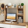 thumbnail image 2 of Costway Desk Bookshelf Desktop Storage Organizer Display Shelf Rack Dorm Office Natural, 2 of 10