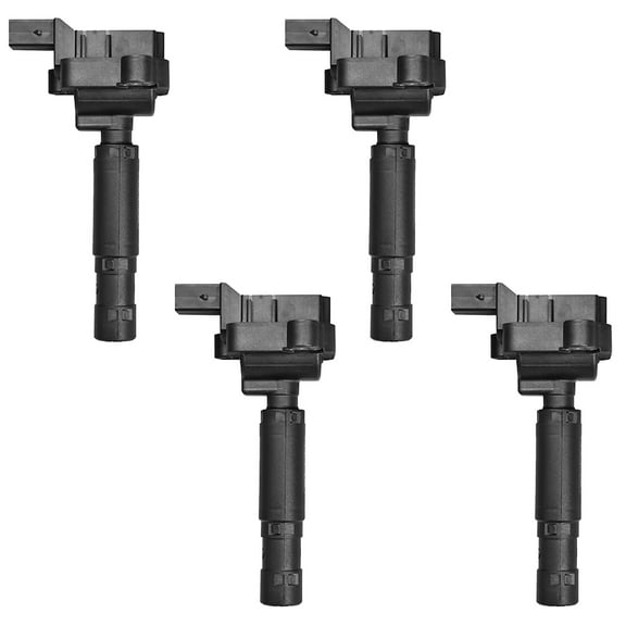 Set of 4 ISA Ignition Coils Compatible with 2012-2015 Mercedes-Benz C250 SLK250 1.8L l4 Replacement for UF658