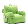 Big Joe Dorm Bean Bag Chair with Drink Holder and Pocket, Spicy Lime