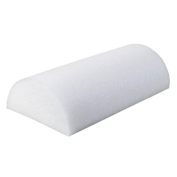 Body Sport Foam Roller, Half Round 12 in. x 6 in. – Lightweight & Durable for Balance, Flexibility, & Strengthening – Medium-Density for Rehab, Muscle Reeducation & Spinal Stabilization