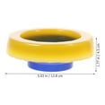 thumbnail image 6 of Toilet Bowl Seal Sealing Gasket for Bathroom Wax Ring Replacement Rubber Thicken, 6 of 6
