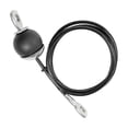 thumbnail image 4 of ZheElen Pulley System Cable 5mm Lifting Steel Wire Rope Workout Fitness Pulley Cable 1m Black 3.5m, 4 of 6