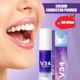 thumbnail image 2 of Corrector de color de pasta de dientes púrpura V34, blanqueamiento dental, brillo, reducción de color amarillo, Limpieza de dientes, 2 of 5