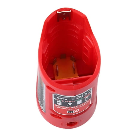

New Battery Adapter Converter for 48-59-1201 M12 12V 10.8V Battery Adapter Phones Power Supply Red