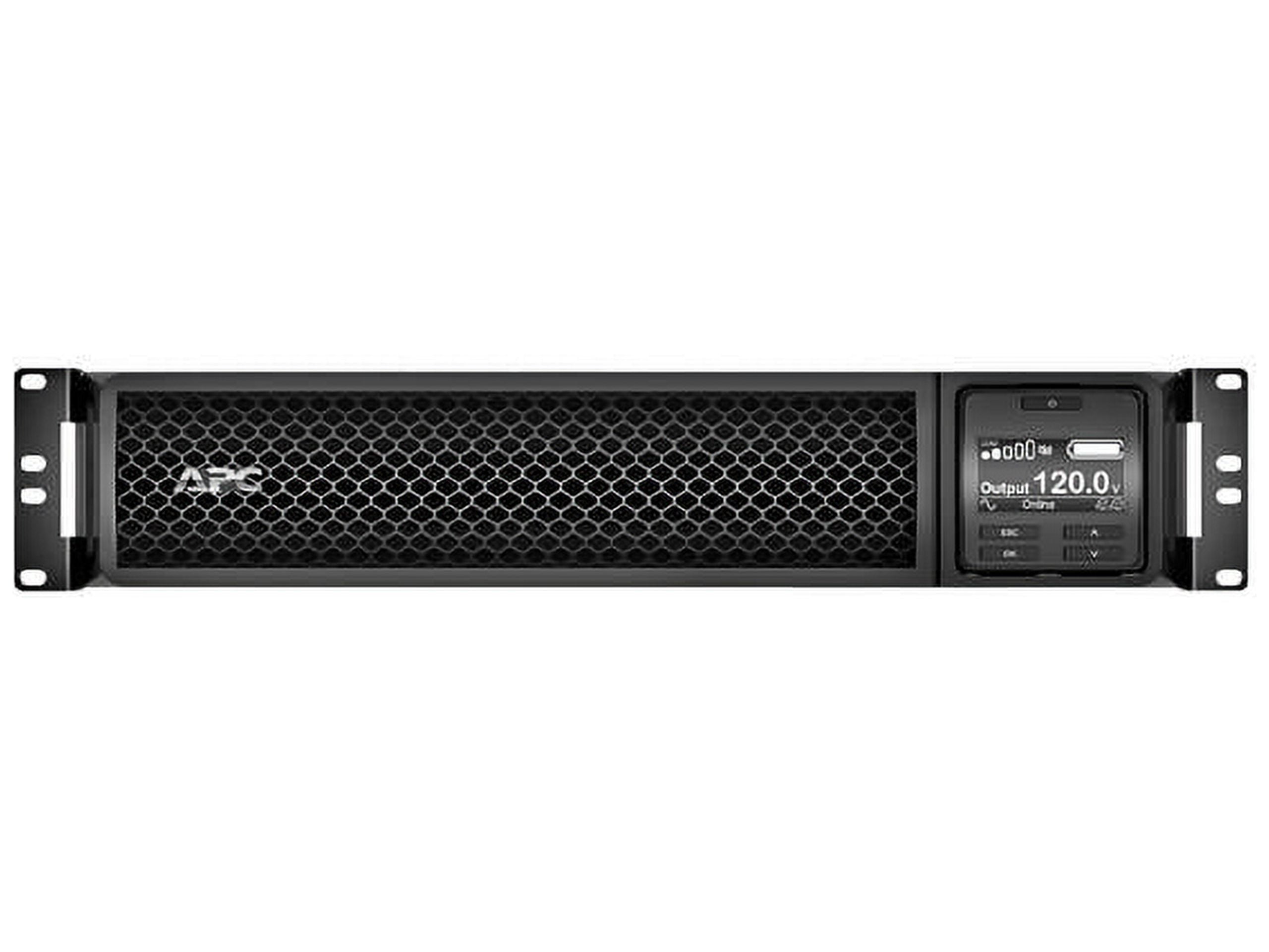 APC by Schneider Electric Smart-UPS SRT 1500VA RM 120V Network Card - 1500 VA/1350 W - 120 V AC - 5 Minute Stand-by Time - 2U Rack-mountable - 6 x NEMA 5-15R