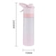 thumbnail image 2 of Botella de agua deportiva con gradiente de 700 ml, para viajes al aire libre, fitness, botella rociadora de gran capacidad, para bebidas, 2 of 8