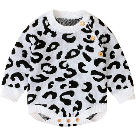 

YOUI-GIFTS Newborn Baby Romper Infant Cute Long Sleeve Jumpsuit