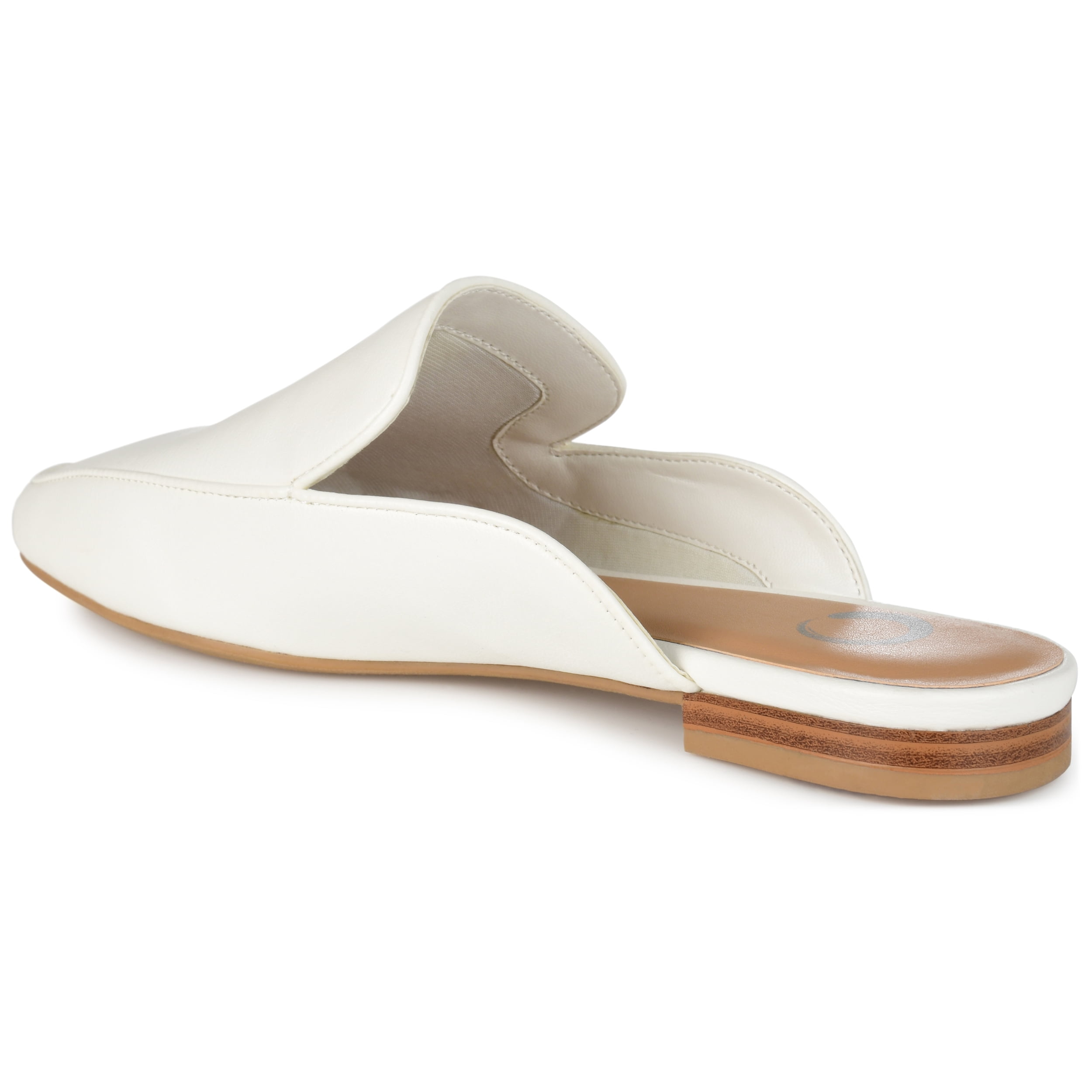Journee Womens Akza Slip On Square Toe Mules Flats, Widths Available