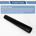 thumbnail image 4 of Unique Bargains 1 Pcs 70mm/2.76" ID 500mm/19.69" Length 0 Degree Black Car Silicone Hose Coolant Hose Universal, 4 of 7